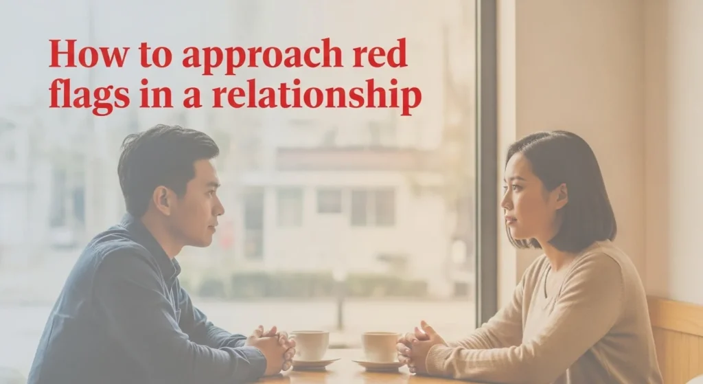 How to approach red flags in a relationship