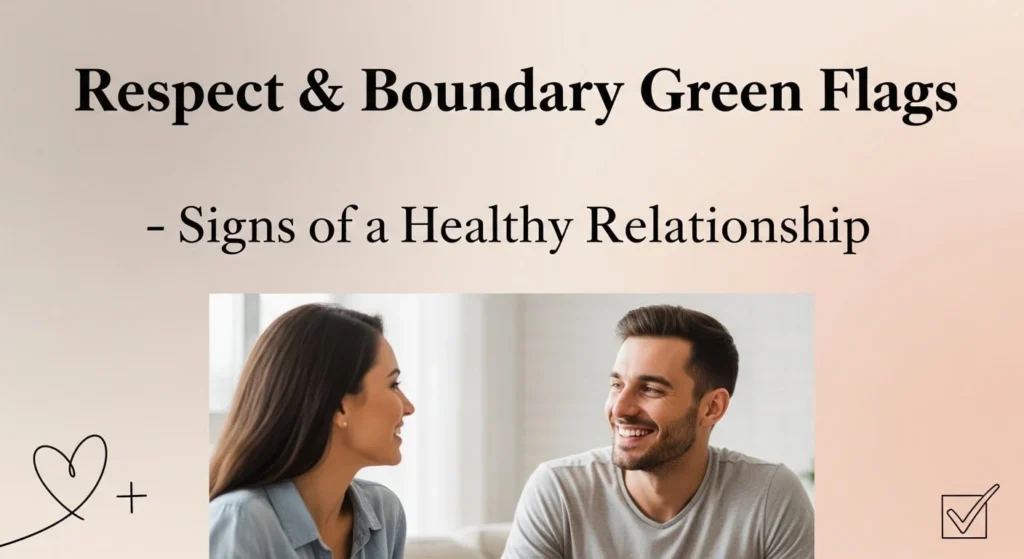 Respect & Boundary Green Flags