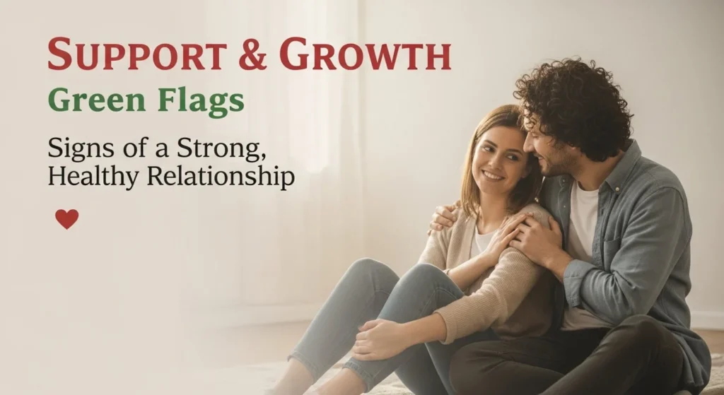 Support and Growth Green Flags