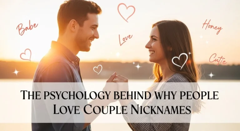 Psychology Behind Why People Love Couple Nicknames