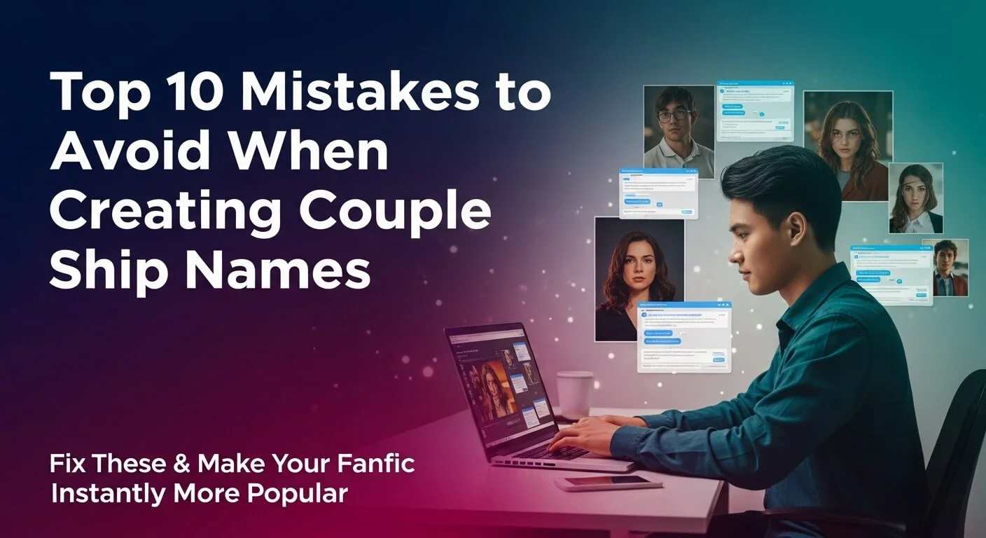 Top 10 Mistakes to Avoid When Creating Couple Ship Names