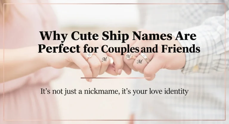 Cute Ship Names