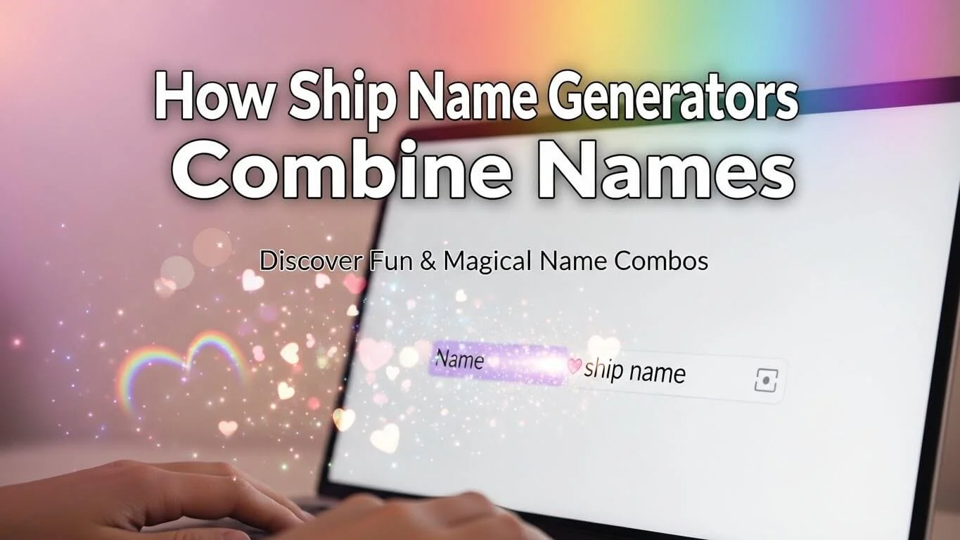 How Ship Name Generators Combine Names