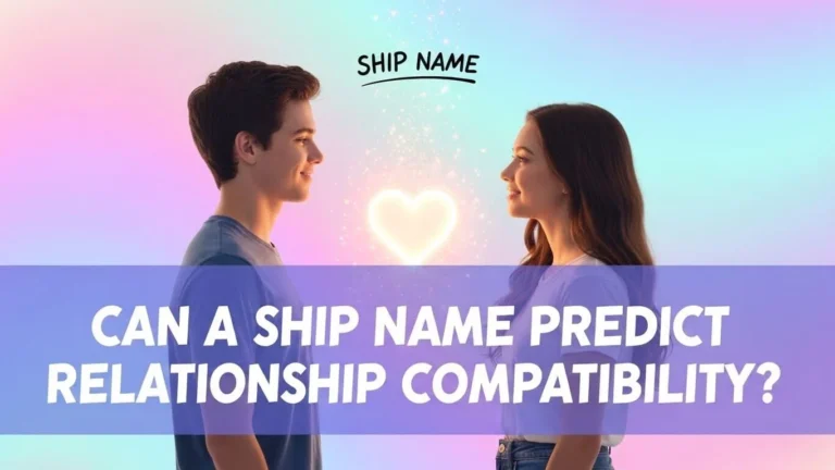 Can a Ship Name Predict Relationship Compatibility in 2026