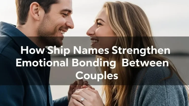 How Ship Names Strengthen Emotional Bonding Between Couples in 2026