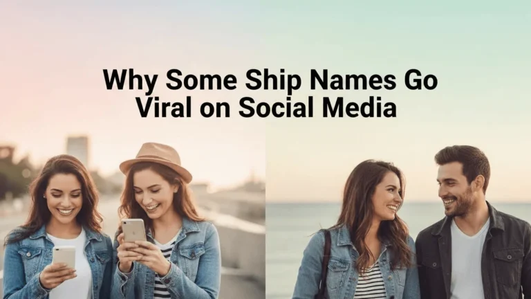 Why Some Ship Names Go Viral on Social Media